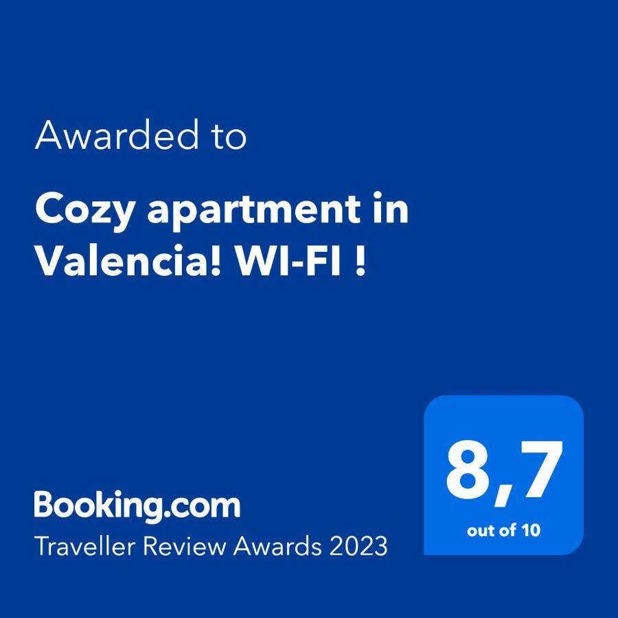 Cozy Apartment In Valencia! Wi-Fi ! Extérieur photo